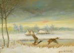 Anton Wittoeck(1931) - Overvliegende Eenden