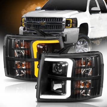 ANZO 07-13 Chevrolet Silverado 1500 Plank Style Projector, Auto-onderdelen, Verlichting, Ophalen of Verzenden, Nieuw