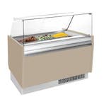 GGM Gastro | Ijsvitrine LIAM - 1310mm - statische koeling -, Verzenden, Nieuw in verpakking, Koelen en Vriezen