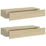 Wandschappen met lade 60cm | Retourdeal 34% Korting, Ophalen of Verzenden, Zo goed als nieuw