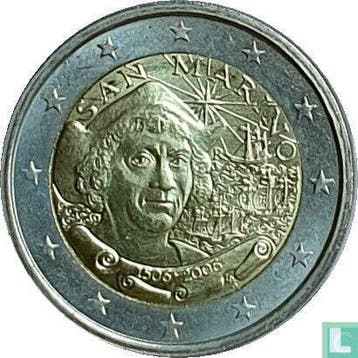 San Marino 2 euro 2006 500th anniversary of the death of..., Verzenden, San Marino, 2 euro, Losse munt