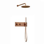 Inbouw regendouche met wandarm 30cm douchekop copper, Verzenden, Nieuw