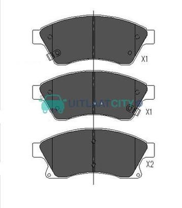 *Tip*  Remblokken CHEVROLET OPEL VAUXHALL, Ophalen of Verzenden, Nieuw, Chevrolet