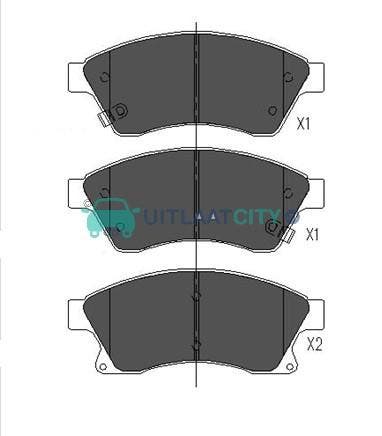 *Tip*  Remblokken CHEVROLET OPEL VAUXHALL, Auto-onderdelen, Uitlaatsystemen, Nieuw, Opel, Chevrolet, Ophalen of Verzenden
