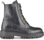 PS Poelman Leta Dames Leren Enkellaarzen met Veters en Rits, Kleding | Dames, Schoenen, Verzenden, Nieuw