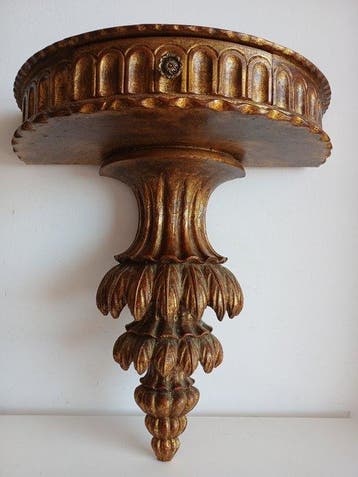 Wandtafel - Hout - goudblad