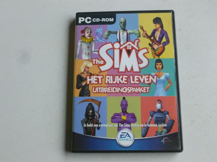 The Sims - Het Rijke Leven / Uitbreidingspakket PC CD Rom, Cd's en Dvd's, Dvd's | Overige Dvd's, Zo goed als nieuw, Ophalen of Verzenden