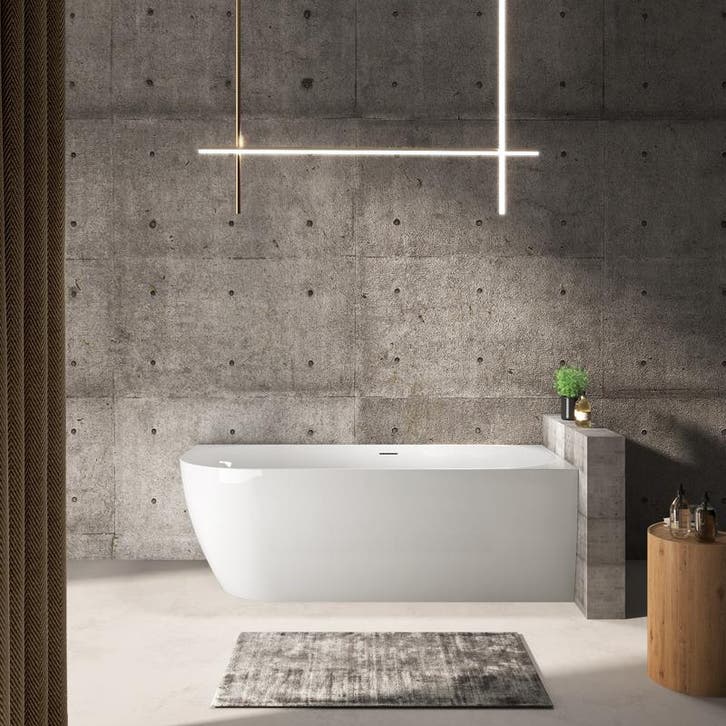 Sani Royal Vrijstaand Bad Hoekbad 180x80cm Rechts, Doe-het-zelf en Verbouw, Sanitair