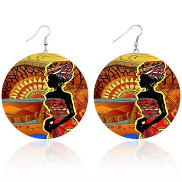 Africa inspired earrings | African Stylish Woman, Ophalen of Verzenden, Nieuw