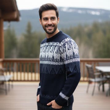 Luxe Alpaca Wollen Trui, Handgebreid in Peru | Dames & Heren, Verzenden, Nieuw, Overige maten, Overige kleuren