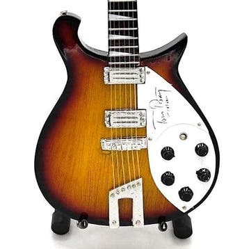 Miniatuur replica Rickenbacker 660/12TP gitaar - Tom Petty, Ophalen of Verzenden, Nieuw, Pop, Beeldje of Miniatuur