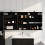 vidaXL Badkamerkastenset 3 pcs 140 x 14,5 x 70 cm Bewerkt, Verzenden, Nieuw