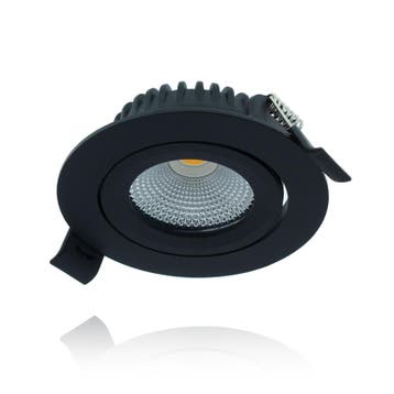 LED INBOUWSPOT | 5W | Ø82mm | DIMBAAR | SLIM-FIT | ZWART, Nieuw