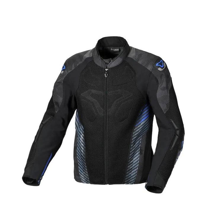 Macna Novic Textile Summer Jas Zwart Blauw, Motoren, Kleding | Motorkleding, Heren, Nieuw met kaartje, Jas | textiel, Verzenden