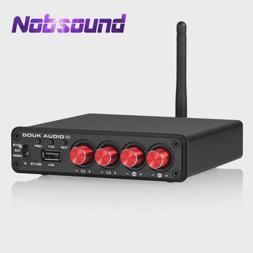 Nobsound HiFi Stereo Bluetooth 5.0 Versterker met USB Muziek, Verzenden, Nieuw