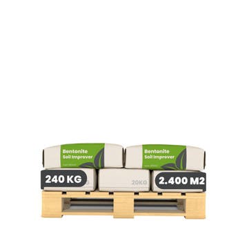 Bentonietklei - Bodemverbeteraar voor zandgrond (12x = 240, Verzenden, Mest