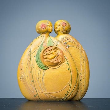 Figuur - The Heart of the Rose - polyresin