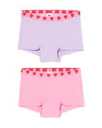 HEMA Kinderboxers hartje - 2 stuks roze, Verzenden, Nieuw