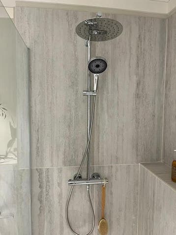 Regendoucheset Chroom 0020 - 59, Ophalen, Nieuw, Chroom, Douche