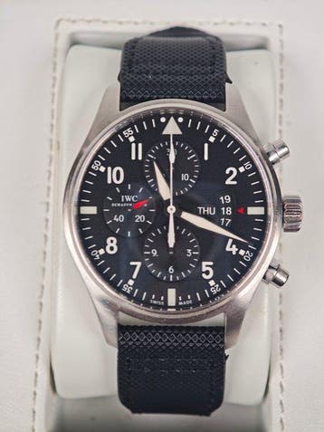 IWC - Fliegeruhr Pilot Chronograph - Zonder minimumprijs -