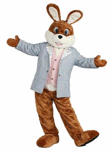 Paashaas Mascotte Heer Bunny Gekleed, Diversen, Pasen, Verzenden, Nieuw