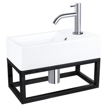 Fonteinset Differnz Force Keramiek en Handoekrek 40x22x11.5, Ophalen of Verzenden, Nieuw, Overige typen