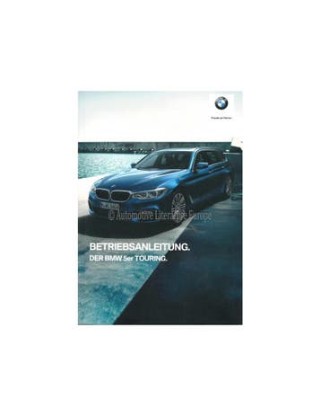 2019 BMW 5 SERIE TOURING INSTRUCTIEBOEKJE DUITS