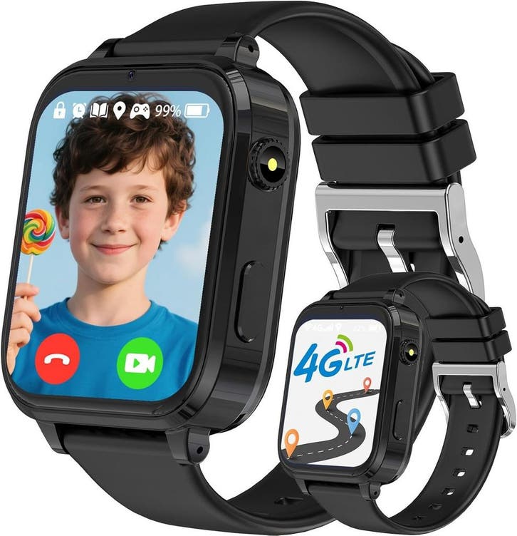 GPS Horloge Kind - Waterdicht | Tweedekansje | OP=OP, Sieraden, Tassen en Uiterlijk, Smartwatches, Android, Waterdicht, Zwart
