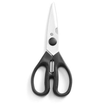 Keukenschaar | RVS | Zwart | Lengte 200mm HENDI, Verzenden, Nieuw in verpakking