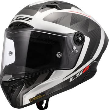 LS2FF805ThunderGPAeroRauteWitGrijs06Integraalhelm, Nieuw met kaartje, Overige merken, Heren, Verzenden
