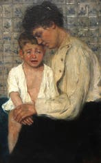 Betsy Repelius (1848-1921), Moedertroost, Antiek en Kunst, Kunst | Schilderijen | Klassiek