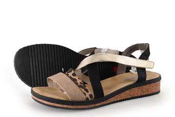 Rieker Sandalen in maat 42 Beige, Verzenden, Beige, Sandalen of Muiltjes, Zo goed als nieuw