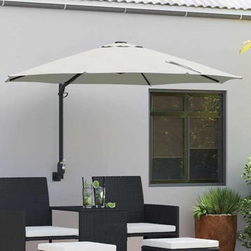 vidaXL Tuinparasol 248 x 248 x 148 cm Polyester en staal, Tuin en Terras, Verzenden, Nieuw, 2 tot 3 meter