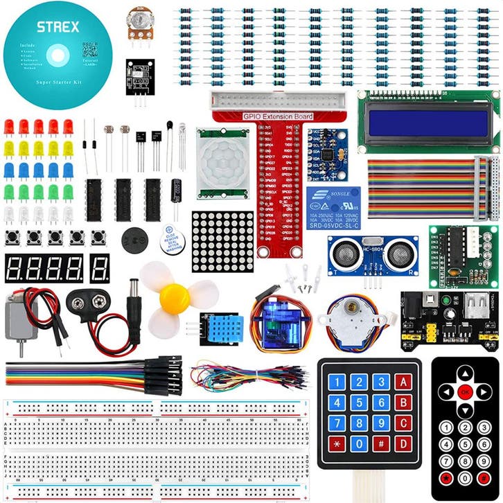 Strex Starter Kit geschikt voor Raspberry Pi - 189 Delig -, Hobby en Vrije tijd, Elektronica-componenten, Nieuw, Verzenden