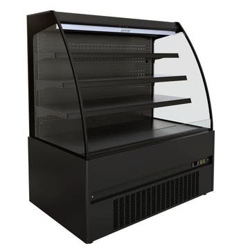Koelvitrine | zwart | +2/+8 °C | 1510 (b) x 665 (d) x 150.., Verzenden, Nieuw in verpakking