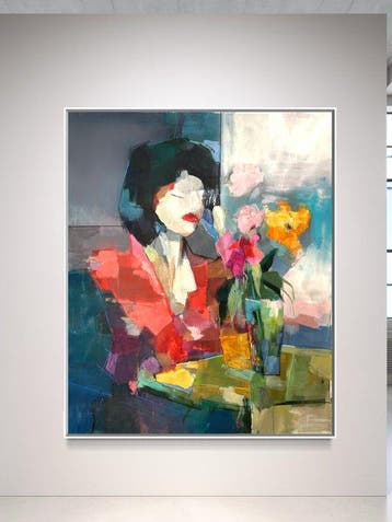 Rhul Rodríguez (1981, Jaén, Spain) - La dama de las flores -