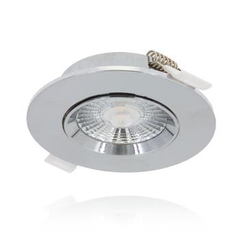 LED Inbouwspot - Hydra - slim-fit - 6w - dim2warm - Chrome, Ophalen of Verzenden, Nieuw