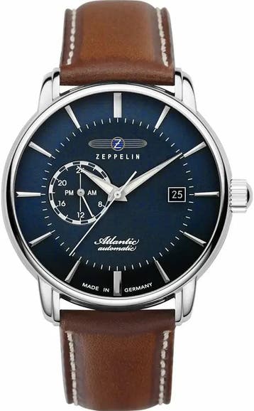 Zeppelin 8470-3 Atlantic automatisch horloge, Sieraden, Tassen en Uiterlijk, Horloges | Heren, Overige merken, Staal, Verzenden