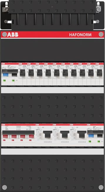 ABB Hafonorm PV-WP-Groepenkast | HS 40A - 10 groepen 3 x ALS, Ophalen of Verzenden, Nieuw, Groepenkast