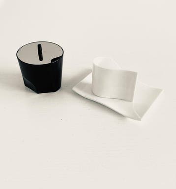 Alessi - Fuksas - Trimarchi - Koffieservies (2) - DIANA -