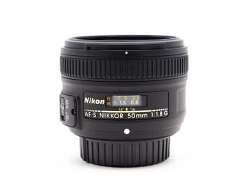Nikon AF-S NIKKOR 50 mm F1.8 G 58 mm filter (geschikt voor, Verzenden, Nieuw