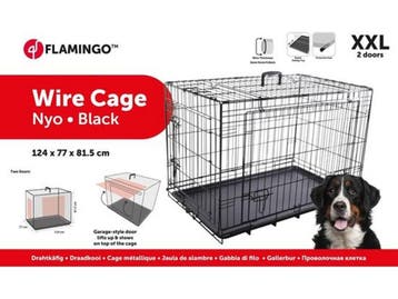 Flamingo Hondenbench Nyo XXL - Opvouwbare draadkooi - 2, Verzenden, Nieuw