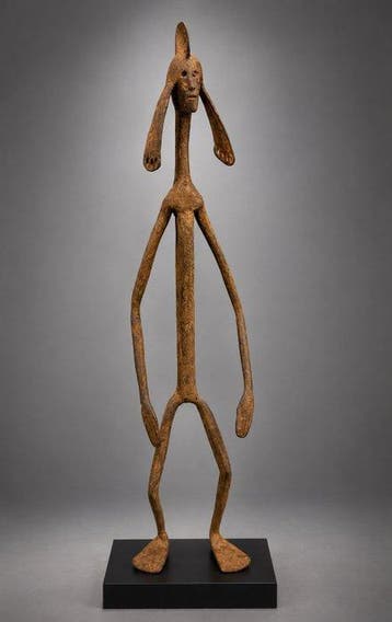 Mumuye - Zwart ijzeren standbeeld van de Mumuye Iagalagana -, Antiek en Kunst