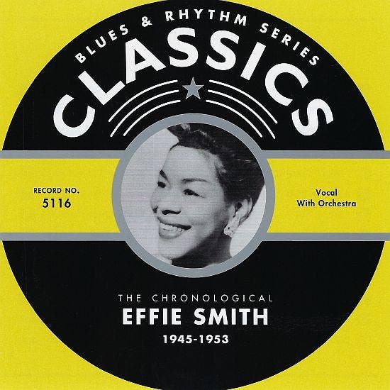 cd - Effie Smith - The Chronological Effie Smith: 1945-1953, Cd's en Dvd's, Cd's | Overige Cd's, Zo goed als nieuw, Verzenden