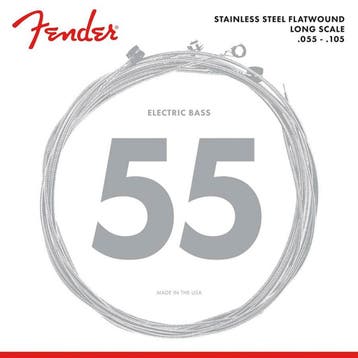 Fender F-9050M Bassnaren Set Stainless Steel Flatwound, Ophalen of Verzenden, Nieuw