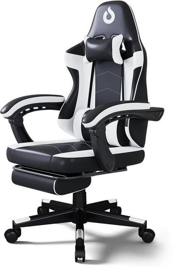 Stane Verstelbare Ergonomische Gamestoel met Voetsteun -, Ophalen of Verzenden, Zo goed als nieuw