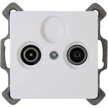 KOPP - Televisie/Radio Contactdoos - Wandcontactdoos Coax -, Ophalen of Verzenden, Nieuw, Overige typen, Led