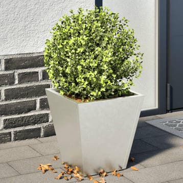 vidaXL Plantenbakken 2 st 30x30x30 cm roestvrij staal, Verzenden, Nieuw, Metaal