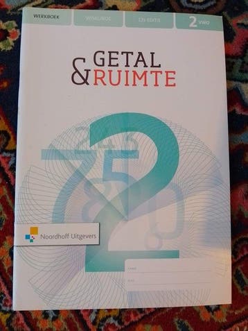 Getal & Ruimte 12e editie 2 vwo werkboek 9789001888848, Boeken, Verzenden, Zo goed als nieuw