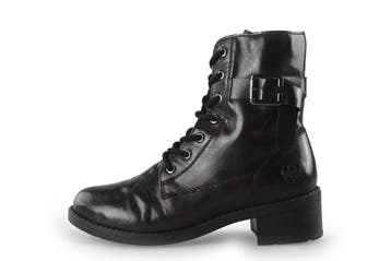 Rieker Biker boots in maat 38 Rood, Verzenden, Overige typen, Zo goed als nieuw, Rood